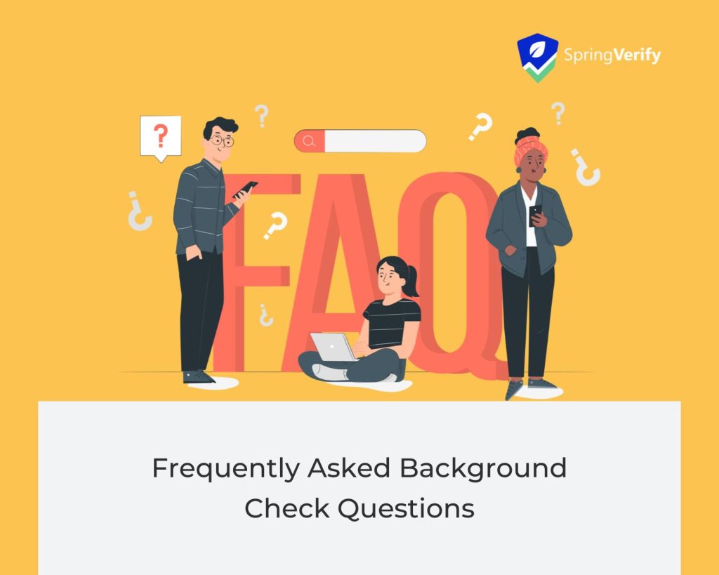 background check FAQ