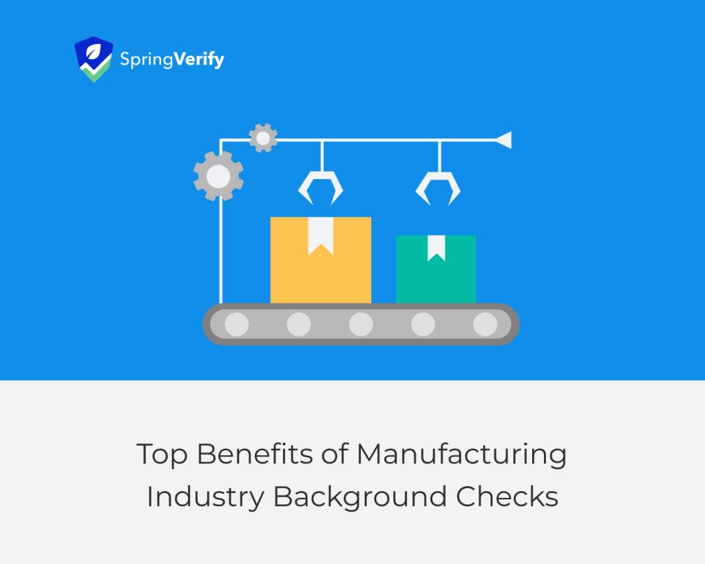 BGV for Manufacturing Industry