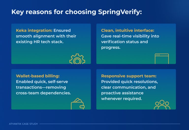 Key reasons to choose SpringVerify